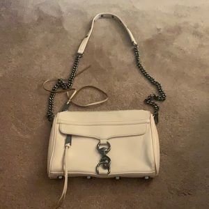 Light pink Rebecca Minkoff mini Mac bag